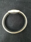 Women's Armitron Quartz Silver Dial Gold Stretch Band 25/5394-5 Watch Scratched — photo 6