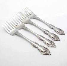 Oneida Brahms Salad Forks Community Stainless Steel Set of Four