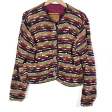 Saddle Ridge Marled Southwestern Blazer Jacket Sz Medium/large