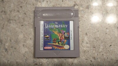 The Pagemaster (Nintendo Game Boy, 1994) Authentic-Cartridge Only-TESTED
