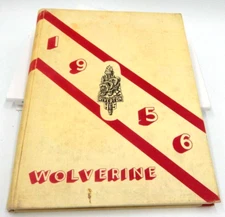 Vintage 1956 Riverton High School, Riverton, Wyoming Year Book 120 pages