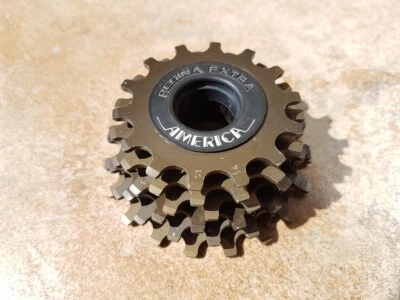 NEW vintage REGINA EXTRA America aluminium freewheel, 6 speed, 14-19T, New !!! - Bild 1 von 4