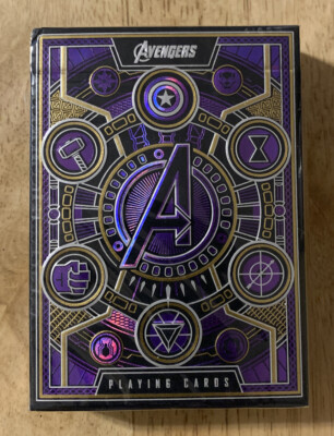 NEW 1 Deck Theory 11 ''Avengers'' Playing Cards Purple Deck