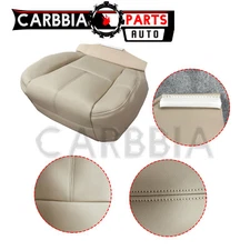 Driver Bottom Leather Seat Cover And Foam Cushion For Chevy Sierra 2500HD