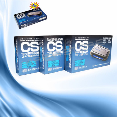 3 PACK JDM CS-X3 CSX3 REFILL EIKOSHA AIR SPENCER SQUASH SCENT C-10 AIR FRESHENER
