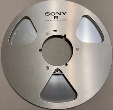 Sony 10" Empty Metal Reel, Classic 3 Window Silver, New Box + Bag *SALE*