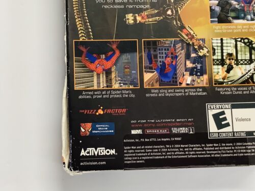"BRAND NEW" Spider-Man 2: The Game (PC CD-ROM) Big Box, SEALED FREE SHIPPING - Picture 3 of 5