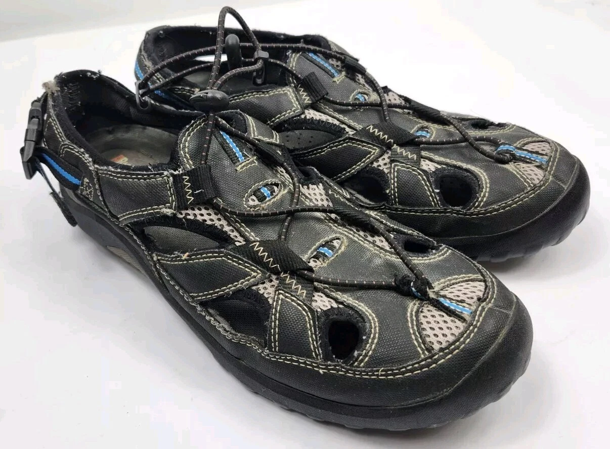 Bass Men's Sandals Size 11.5 M Water Beach Sandals Shoes Black