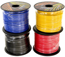 14 Gauge 4 Color Pack in 100 Ft Roll 400 Feet Total Copper Clad Aluminum CCA L