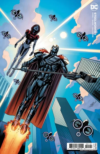 STEELWORKS #1 SAMI BASRI VAR  DC  COMICS STOCK IMG 2023