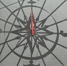 1 X BRAND NEW RED SECOND HAND FOR ACCUTRON 214 WATCH OR OTHERS