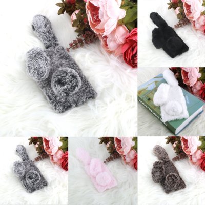 Plush Rabbit Phone Case for Honor 400 300 200 90 80 70 50 X7 X8 X6C Magic 6 7