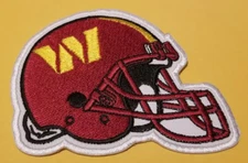 Washington Commanders NFL helmet Embroidered Patch approx 2.75x3.5"