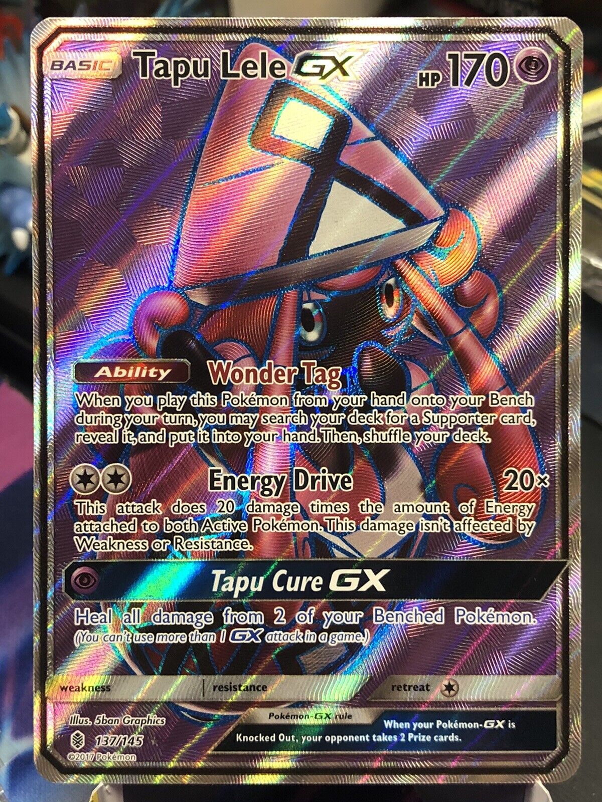 Mavin  P319 Tapu Koko GX 47/145 Full Art Holo Ultra Rare