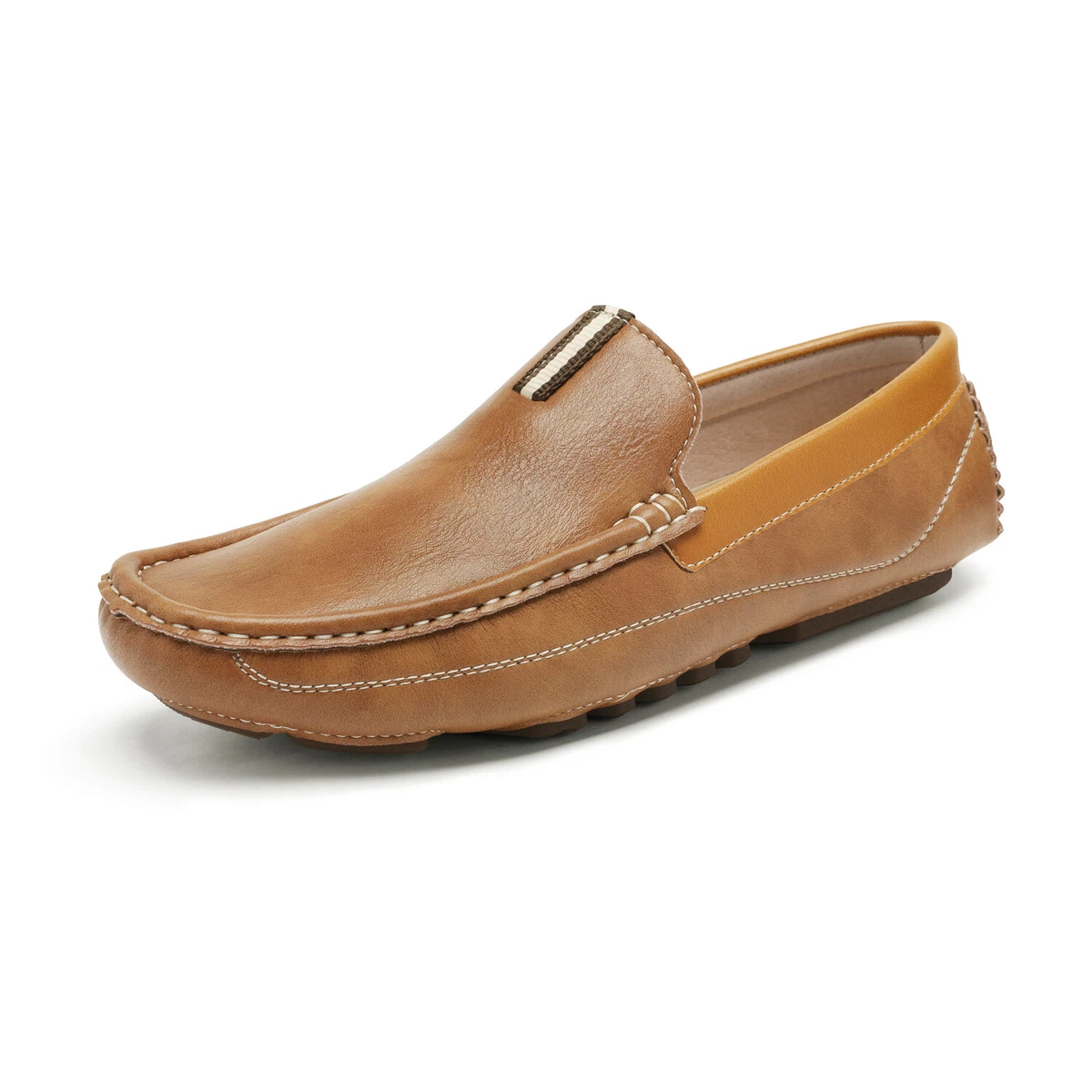 Men\'s Guess Slip On Shoes 7.5 Faux Leather Tan Casual Sandy Comfort Sole Moc Toe Guess Men main image 2