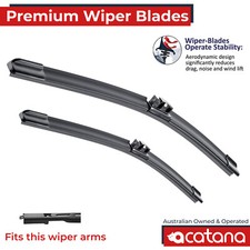 Wiper Blades for BMW 5 Series E60 Sedan 2003 - 2010 Pair 24" + 23" Windscreen