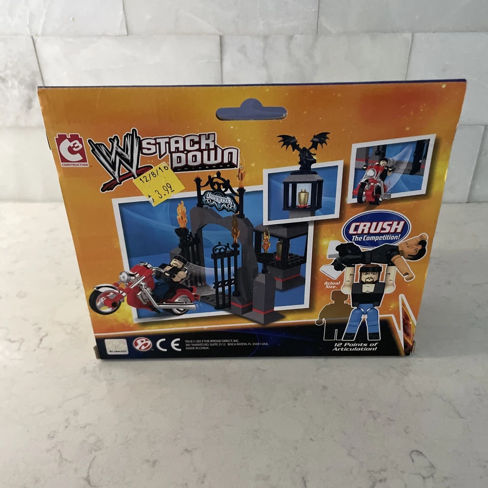 WWE Stack Down Building Block Set Undertaker's Entrance 21011 NEW - Image 2 of 4