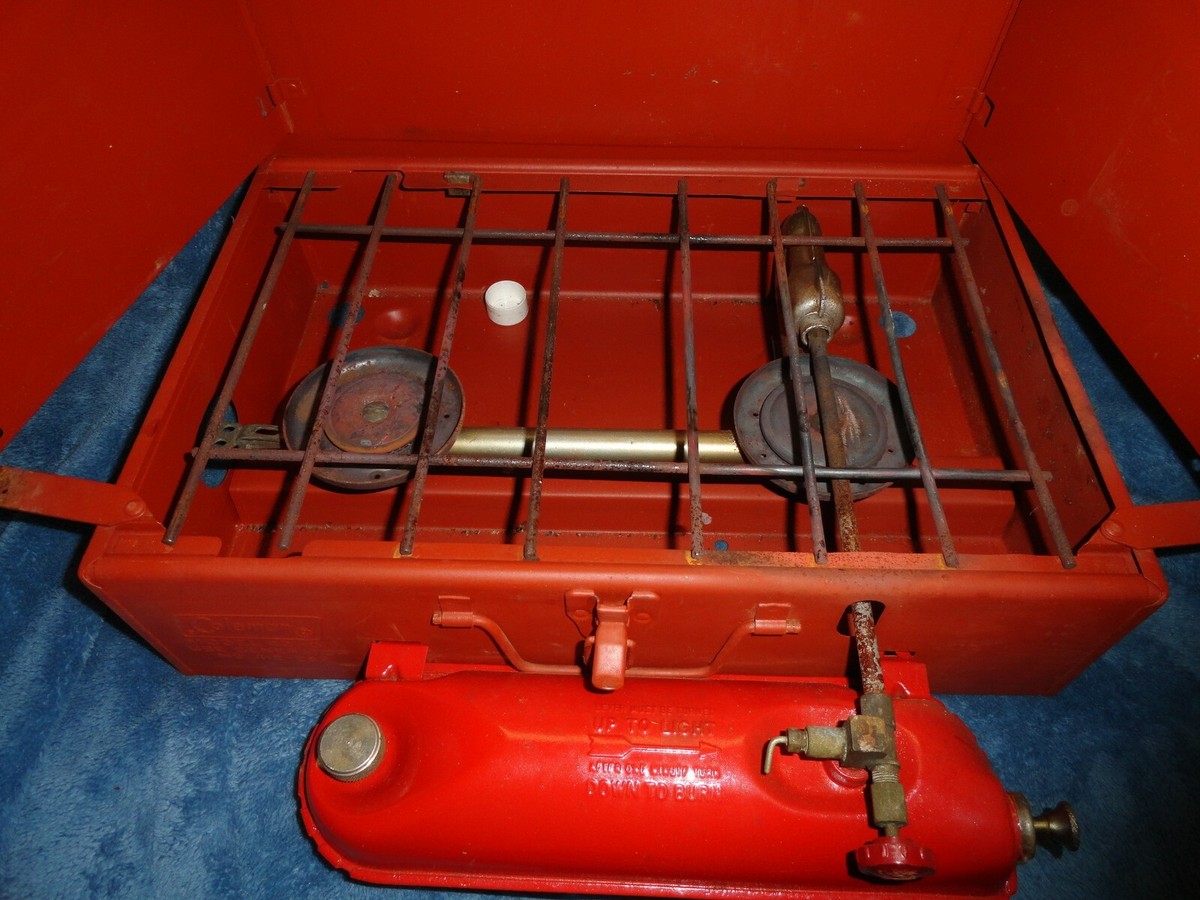 COLEMAN 2 Burner Gas CAMPING STOVE 421 D | eBay