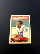 1983 Topps Football Charlie Joiner #377 Set Break NM