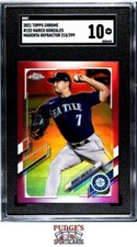 Marco Gonzales 2021 Topps Chrome Magenta Ref. #152 SGC 10