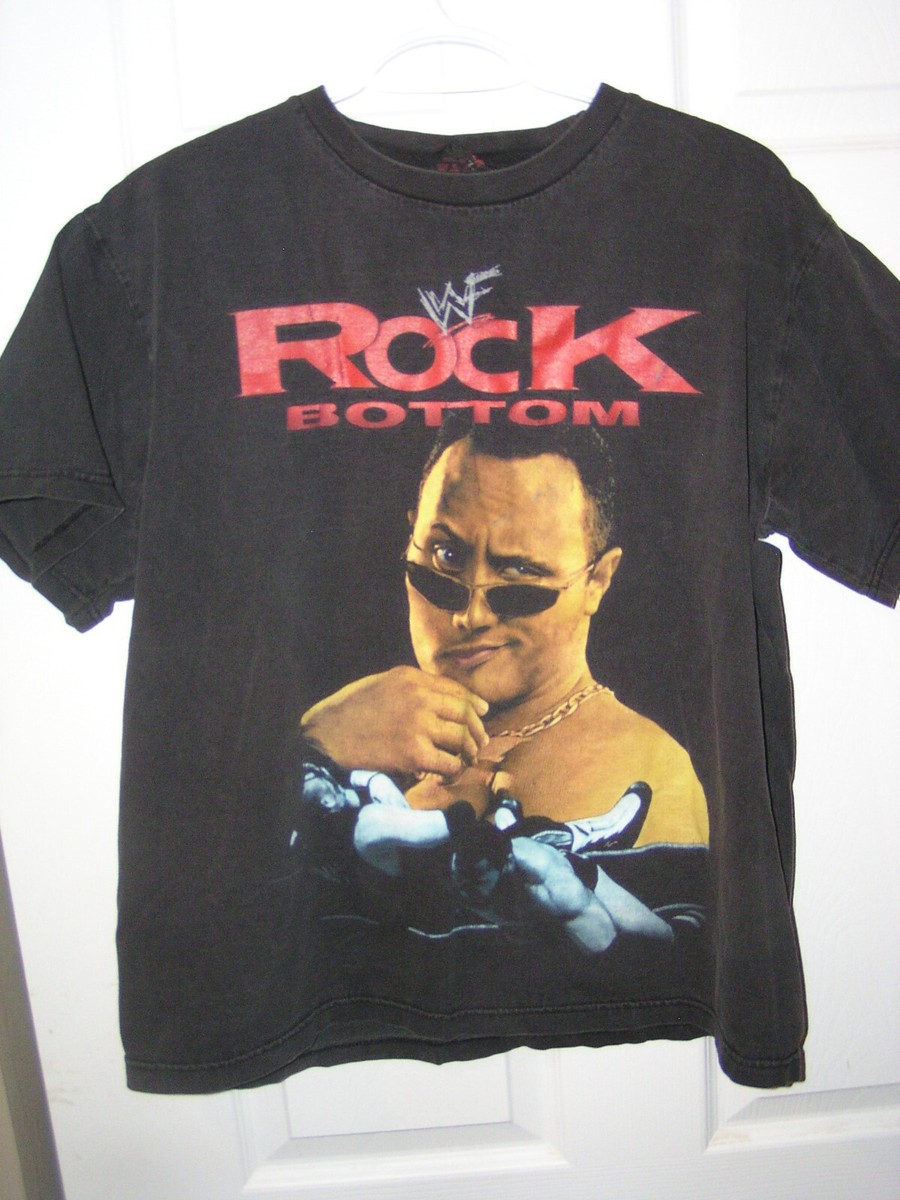 Vintage 2000 WWF WWE The Rock T-Shirt Nice Used Cond. MENS L