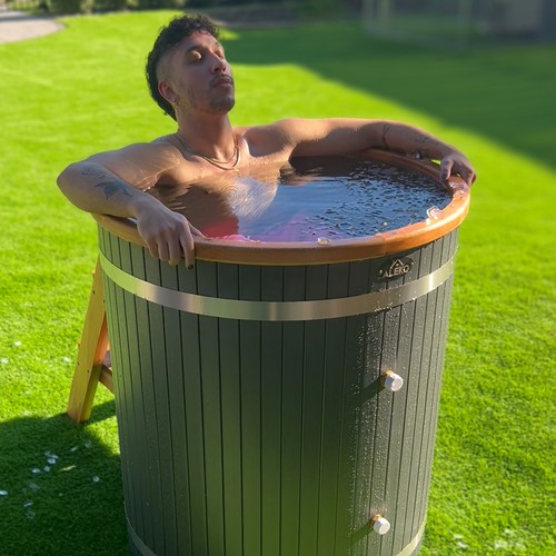ALEKO Cold Therapy 1 persona bagno di ghiaccio 118 galloni tuffo freddo 37,5 H x 33,25D pollici - Foto 8 di 11