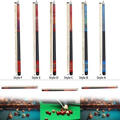 1/2 Split Billiard Cue Billard Stick 2 Abschnitte Holz stilvolle Länge 57 ''Pool
