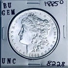 1885 O BU GEM MORGAN SILVER DOLLAR UNC MS+++ U.S. MINT RARE COIN 8228