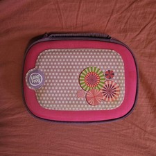 LeapFrog LeapPad Pink Purple Flower Carrying Case