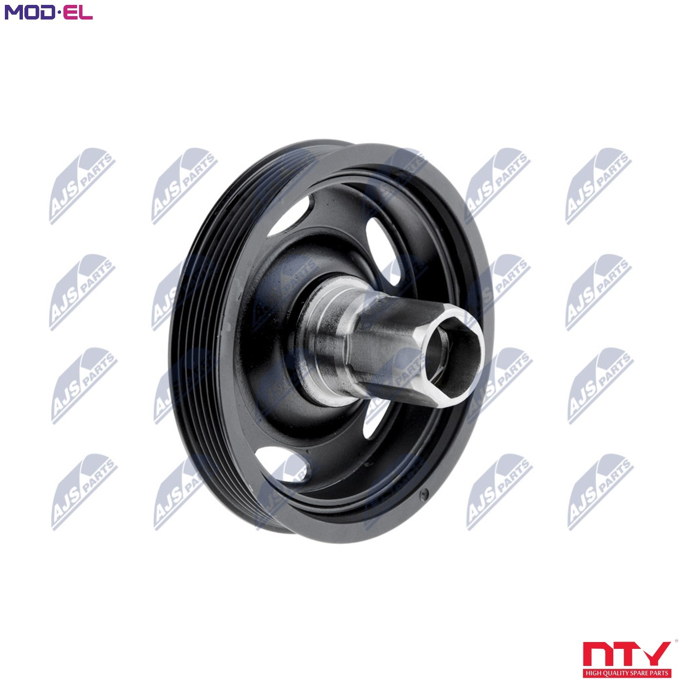 N.T.Y. RKP-PL-023.NTY Belt Pulley, crankshaft for CHEVROLET,OPEL,VAUXHALL - Image 4