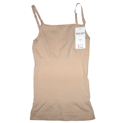 Red Hot SPANX Cami Small Nude New Shaping Level A Little Adjustable Straps New