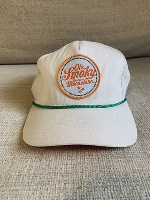 Ole Smokey Moonshine SnapBack White Orange