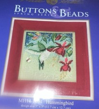 Mill Hill Kit Hummingbird Cross Stitch Buttons And Beads