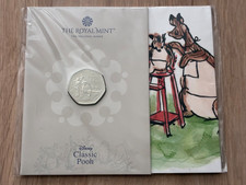 Kanga and Roo Winnie the Pooh 50p Coin Brilliant Uncirculated Pack BU5
