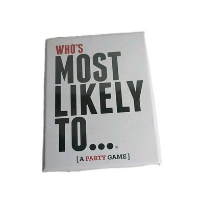 Who s Most Likely To  Adult Party Card Game Funny Questions New Sealed
