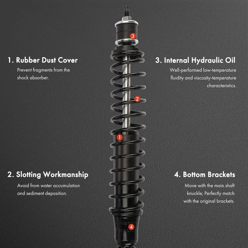 2x Conjunto de muelle helicoidal y puntal delantero completo para Dodge B1500 B300 Plymouth Foto 3 de 4