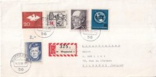 SA38c Germany, Wuppertal 1966 UIT to Vilvorde, Belgium fragment of cover