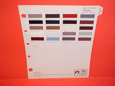 1982 LINCOLN CONTINENTAL GIVENCHY MARK VI TOWN CAR SIGNATURE CARTIER PAINT CHIPS