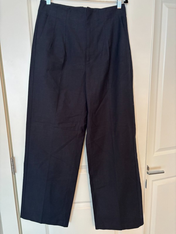 NWT Gentry Portofino Cotton/Linen Straight Pants  IT 44