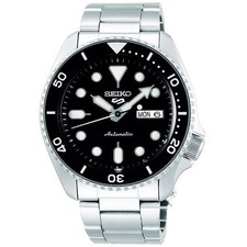 Seiko 5 Sports Automatic Watch SRPD55K1 Black (Same Model As SBSA005)