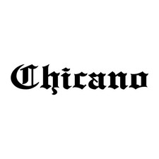 Chicano Pride Mexican American Decal Sticker Black Die Cut Vinyl