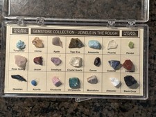 Natural Gemstone Collection - Jewels in the Rough - 21 samples - Made in USA