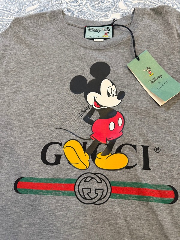 NEW AUTHENTIC GUCCI X DISNEY COLLABORATION T-SHIRT MICKEY MOUSE MENS M