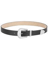 Steve Madden Womens Western-Buckle Belt Size L
