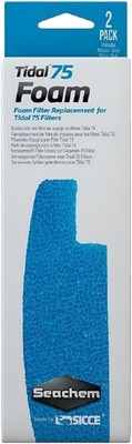 Seachem Tidal 75 Aquarium Filter Foam 2 Pack Replacement