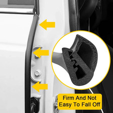 2x For Honda Accessories Door B Pillar Seal Strip Weatherstrip Edge Molding Trim