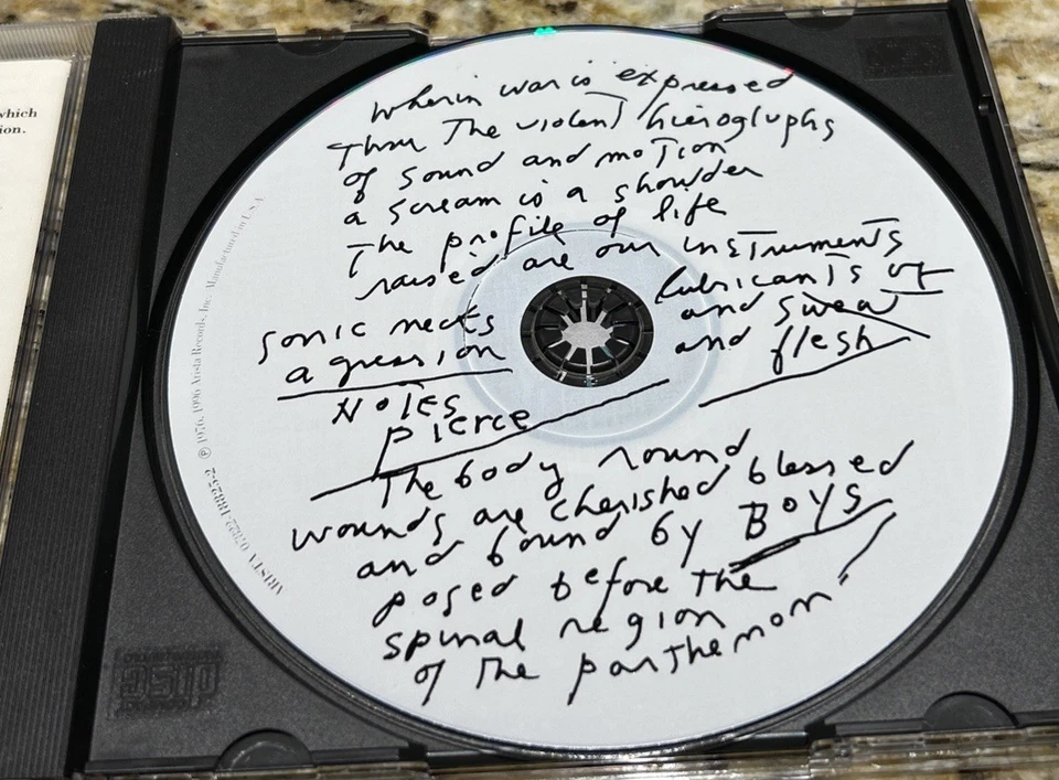 PATTI SMITH GROUP- RADIO ETHIOPA CD 1996 ARISTA RECORDS Foto 3 de 4