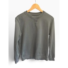 Everlane Uniform Classic French Terry Crew Sweatshirt Grey/Sage Men s