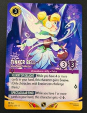 Tinker Bell - Snowflake Collector 33/P3 Disney Lorcana Tournament Promo Card DLP