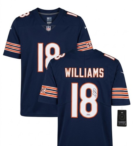 Caleb Williams Signed Jersey Chicago Bears PSA Authentic Autograph Large